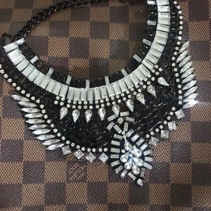 Gorgeous crystal bib statement necklace